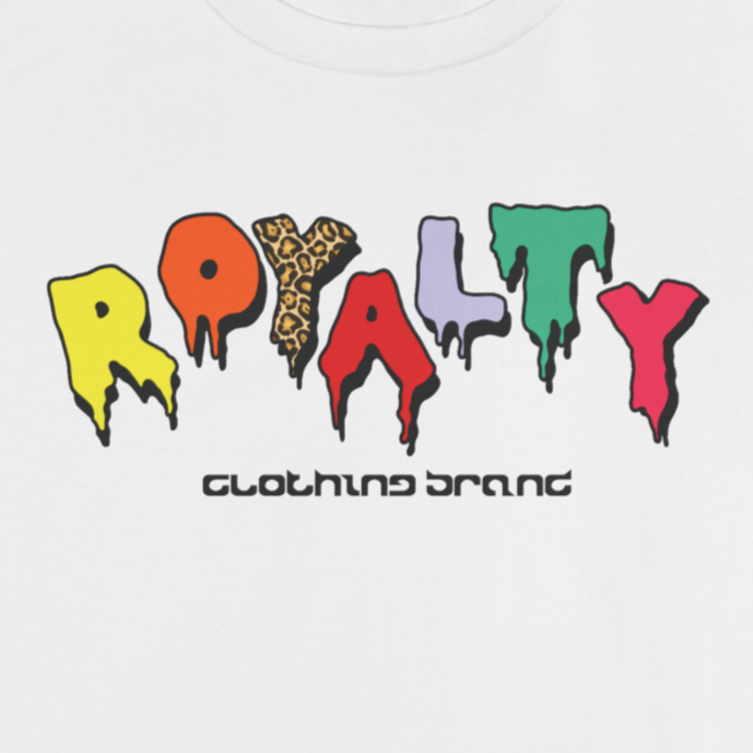 Dripping Colors Crop Tee