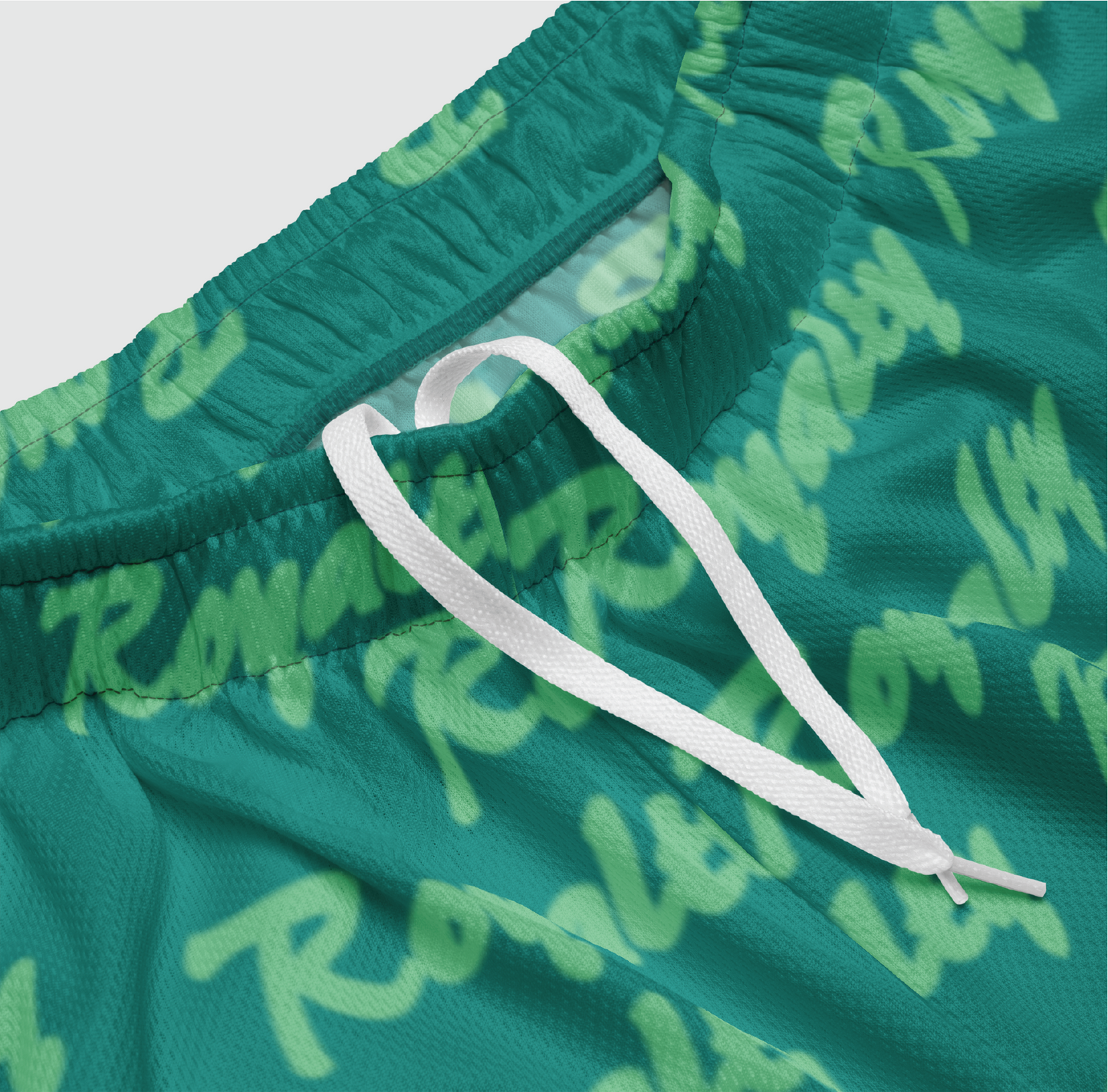 Pattern Mesh Shorts