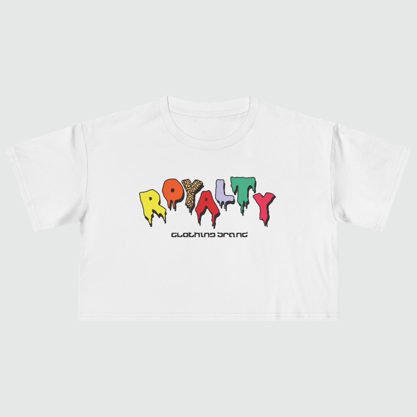 Dripping Colors Crop Tee