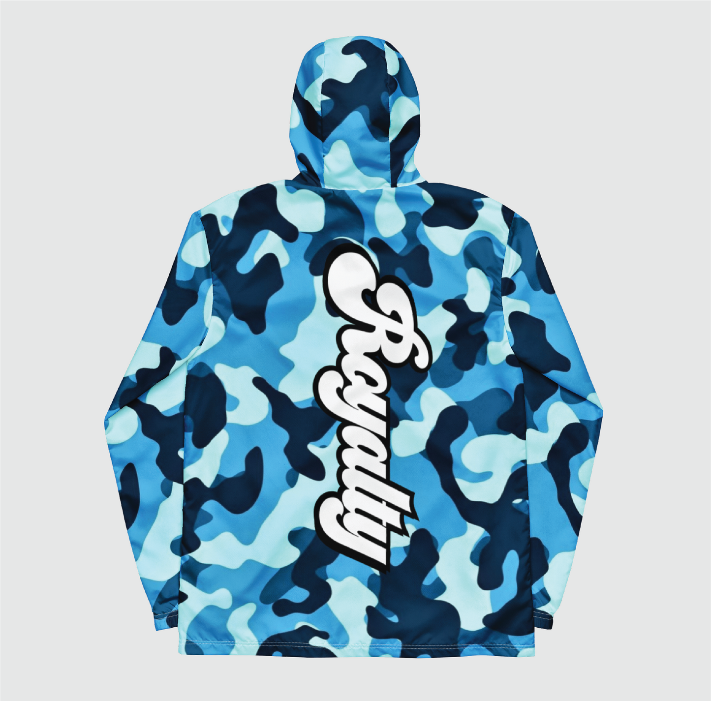 Blue Camo Windbreaker