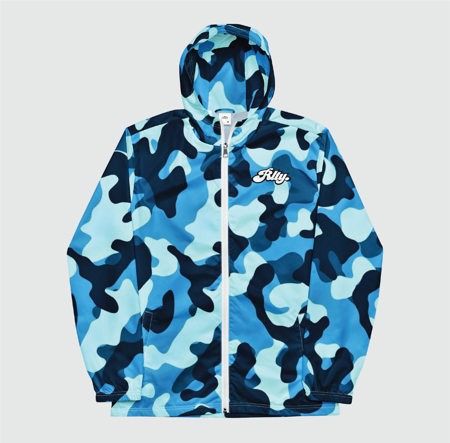 Blue Camo Windbreaker