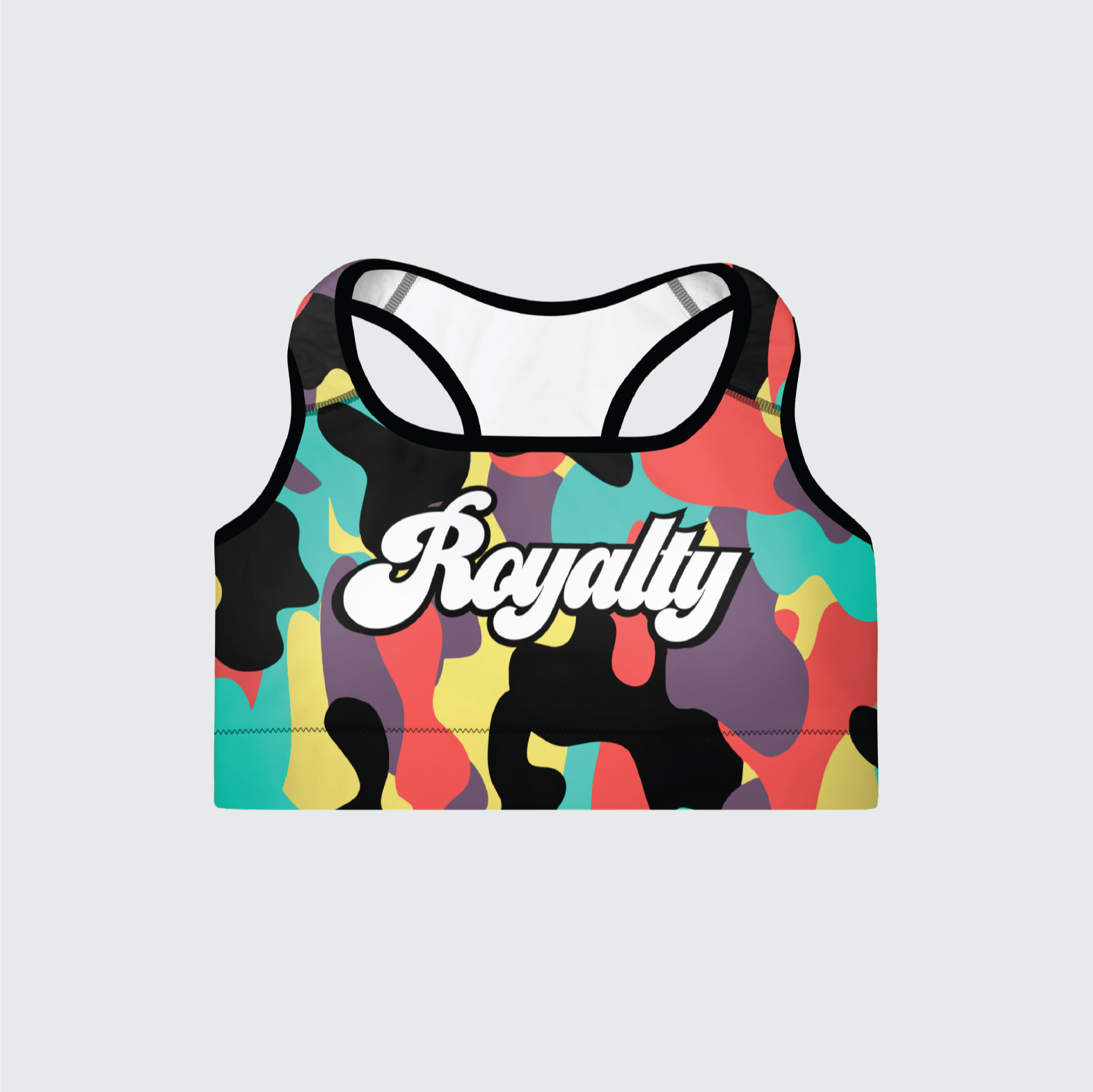 Color Camo Sports Bra