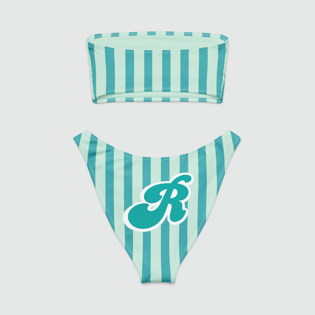 Stripes Bandeau Bikini