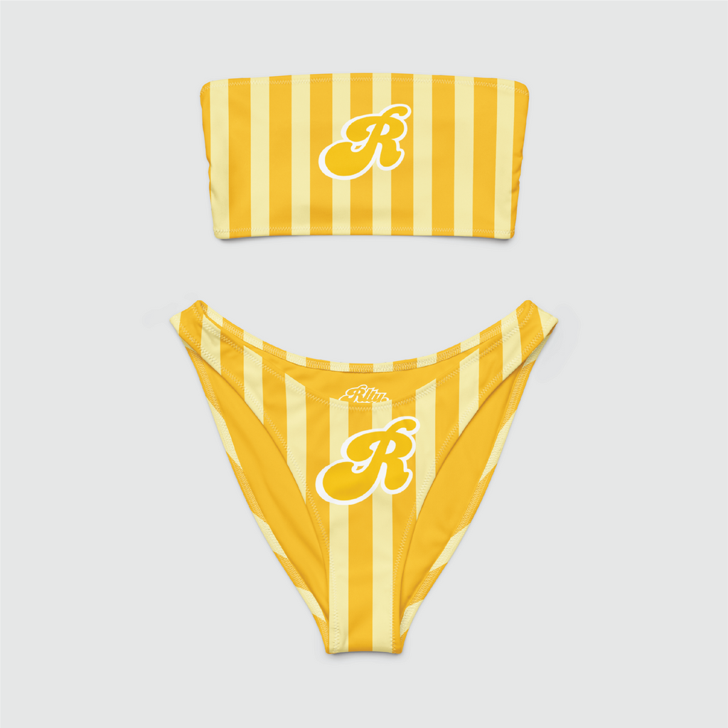Stripes Bandeau Bikini