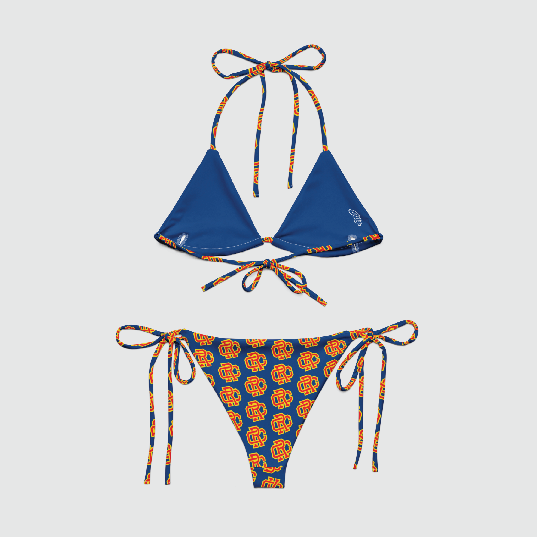 College Letterman String Bikini