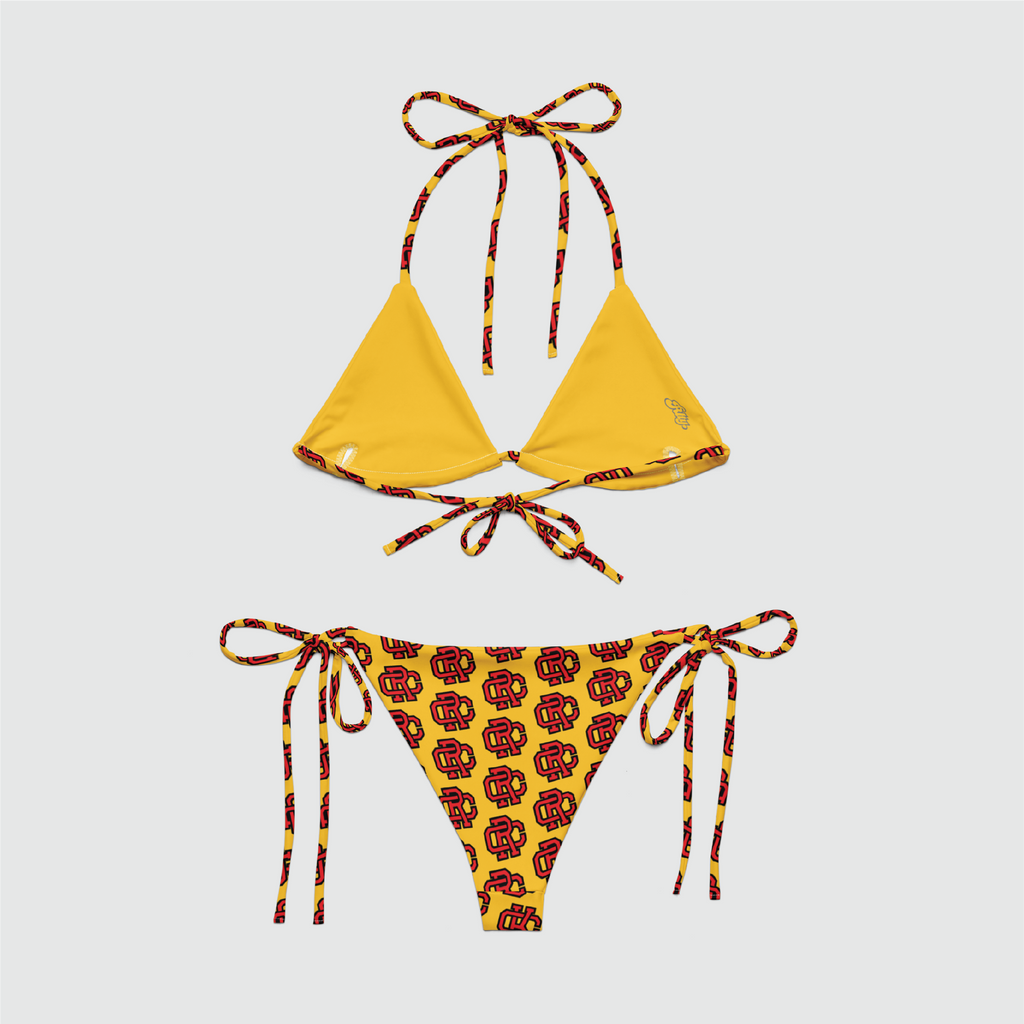 College Letterman String Bikini
