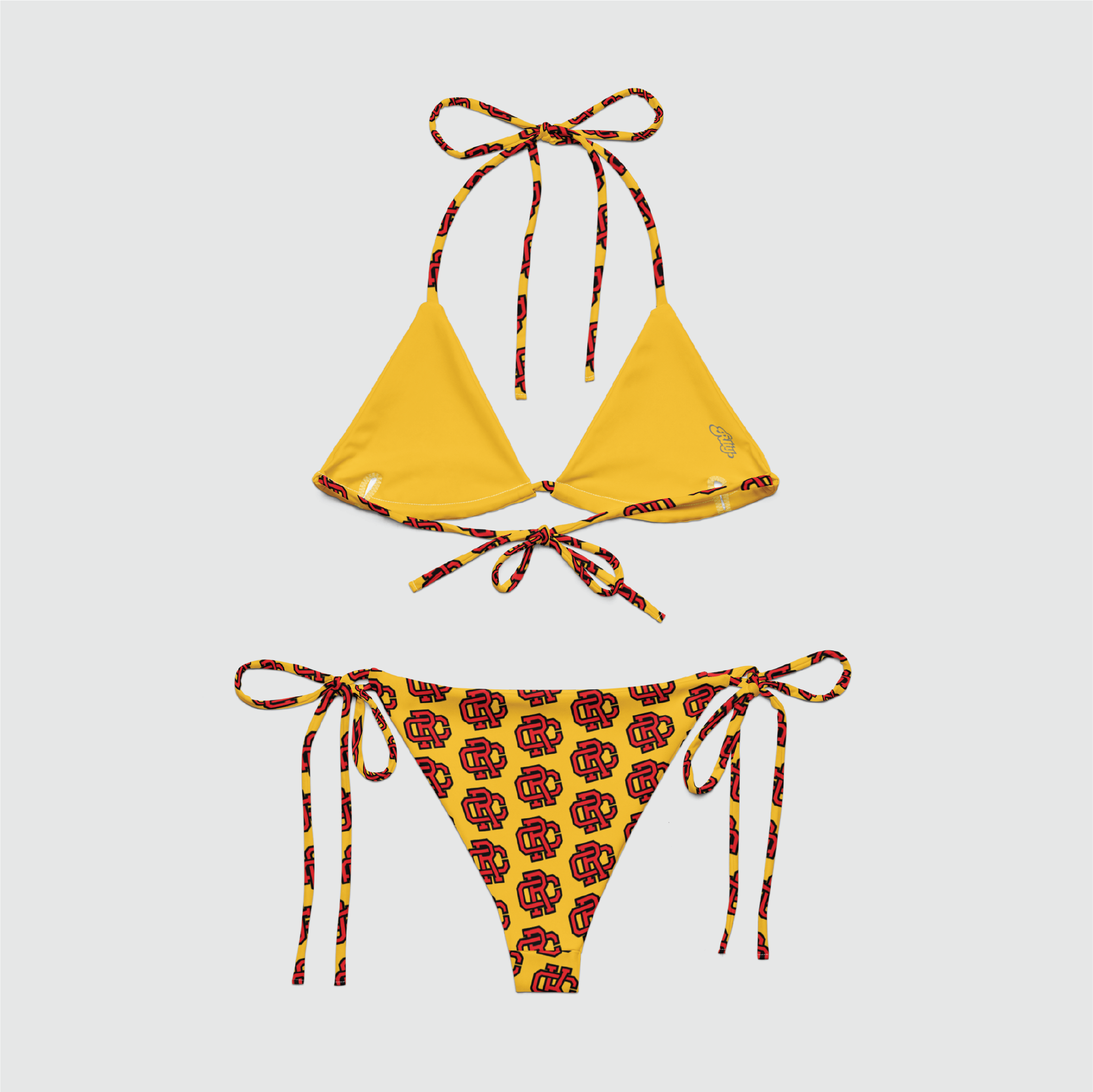 College Letterman String Bikini