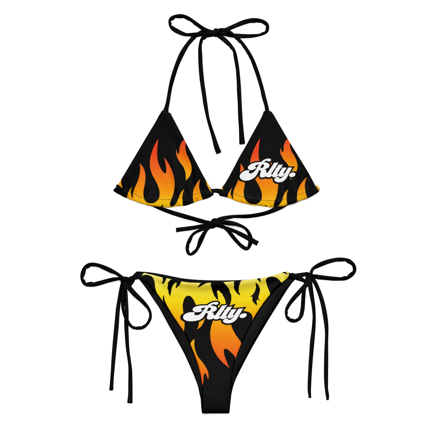 Flames String Bikini