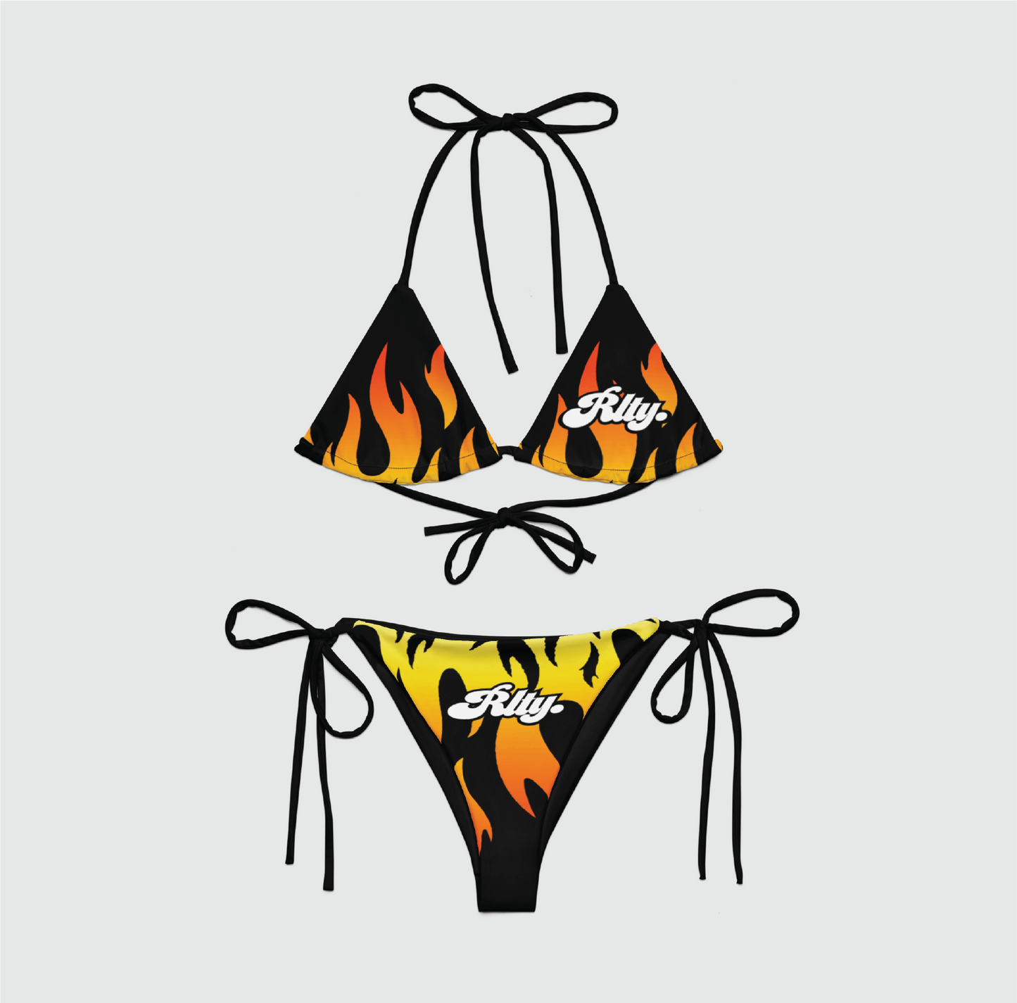 Flames String Bikini