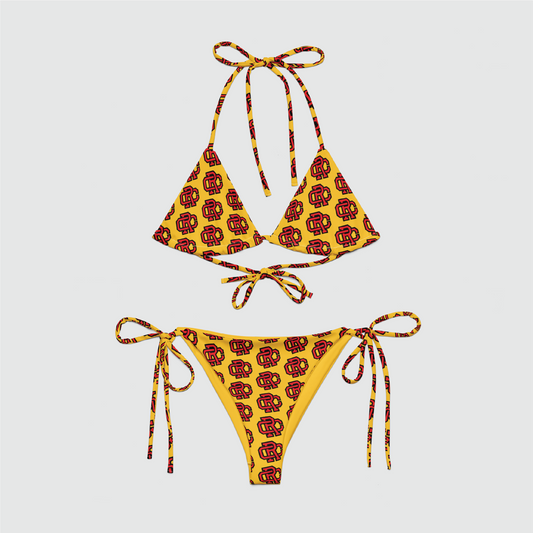 College Letterman String Bikini