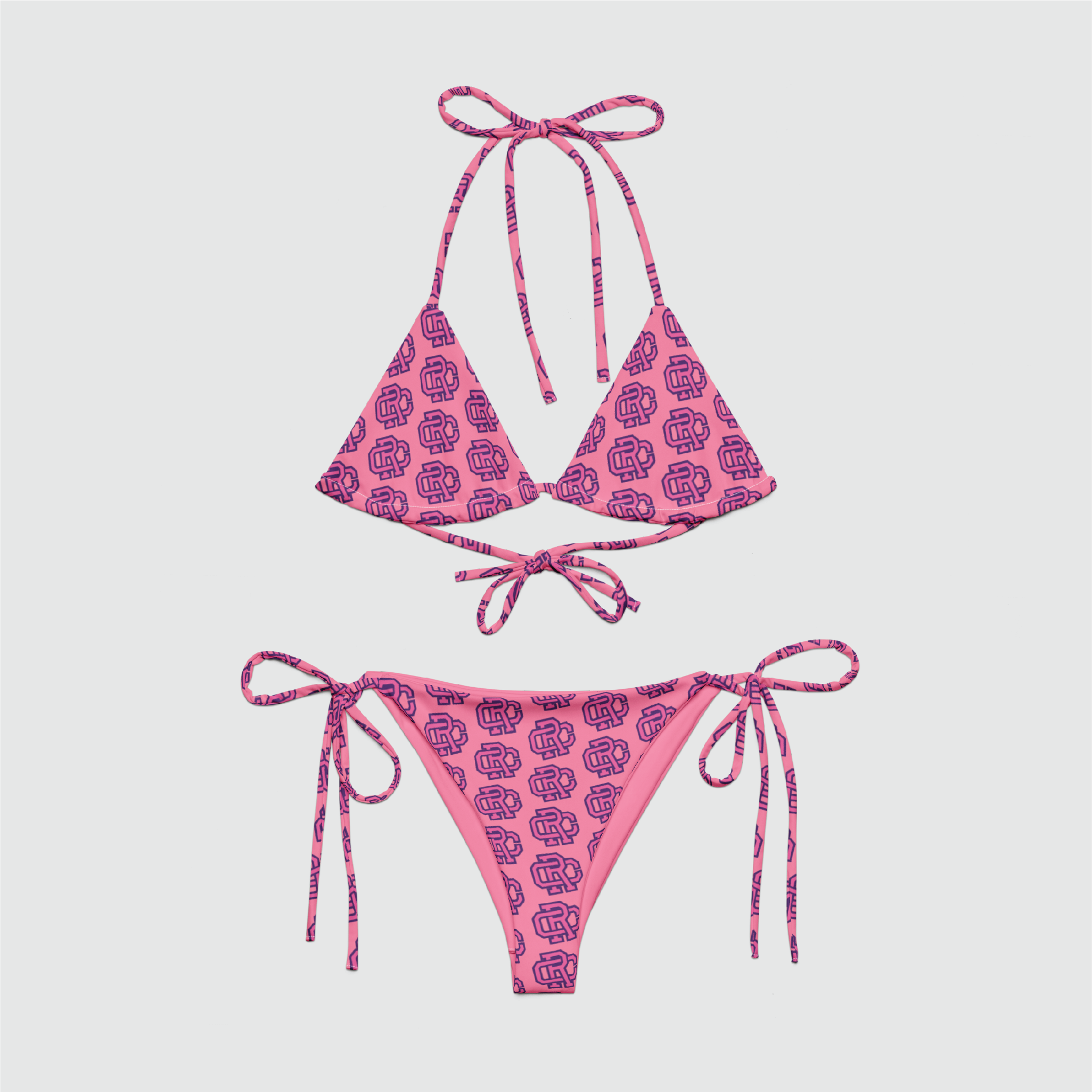 College Letterman String Bikini