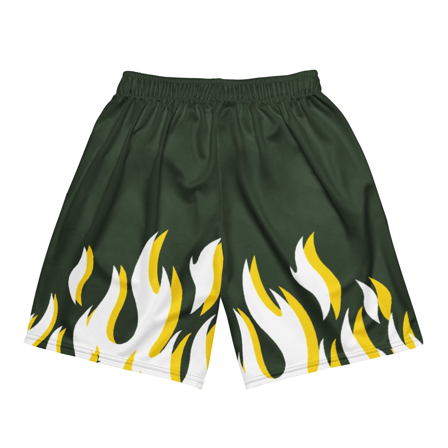 Green Flames Shorts
