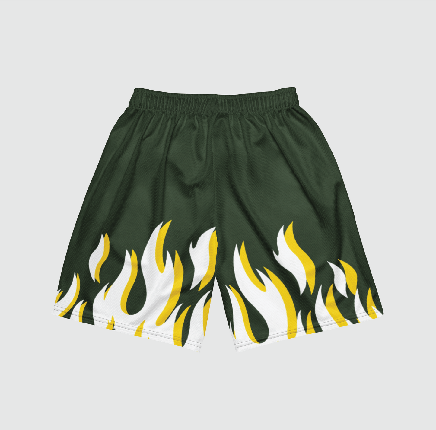 Green Flames Shorts