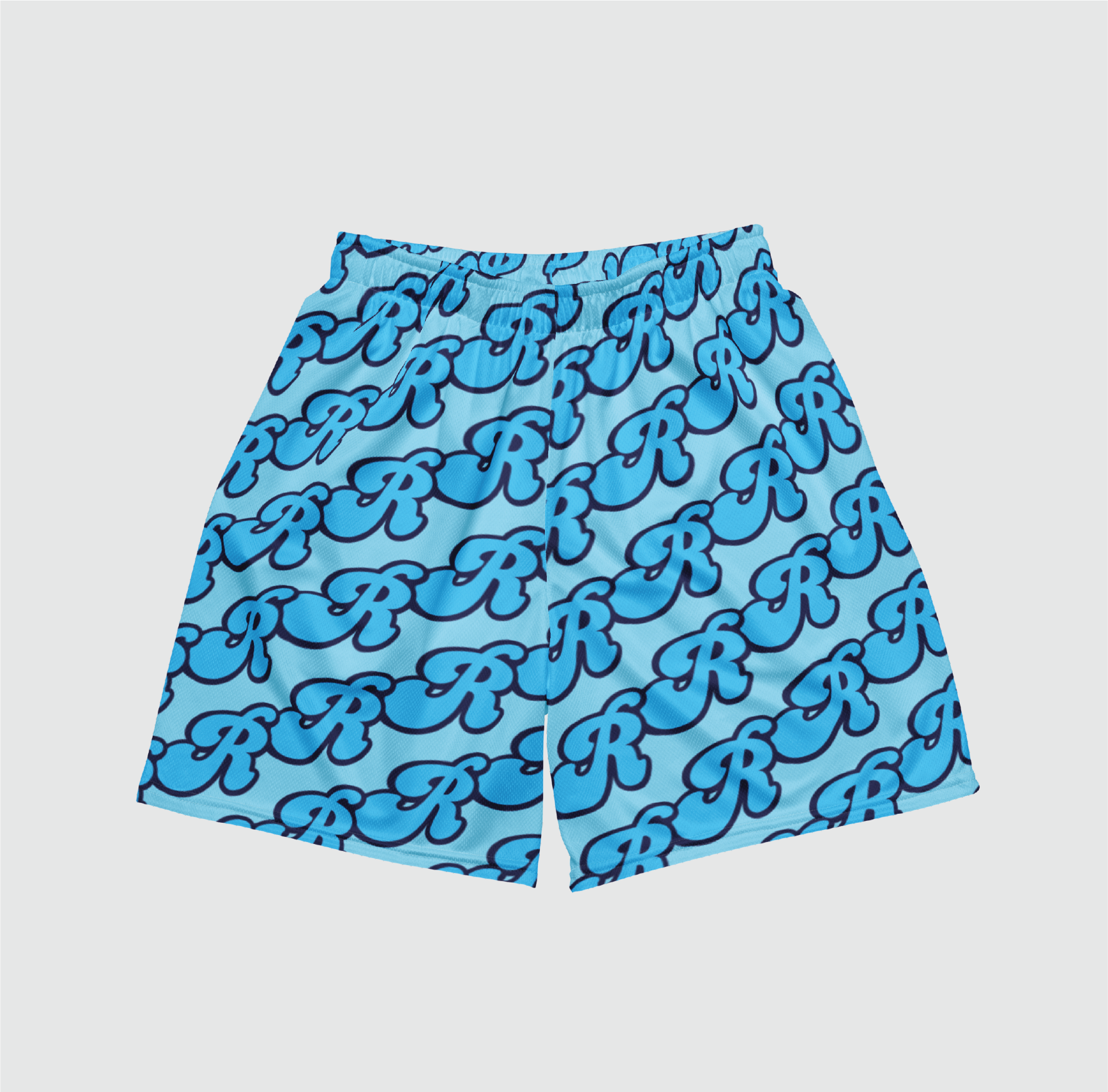 Bubble Letter Mesh Shorts