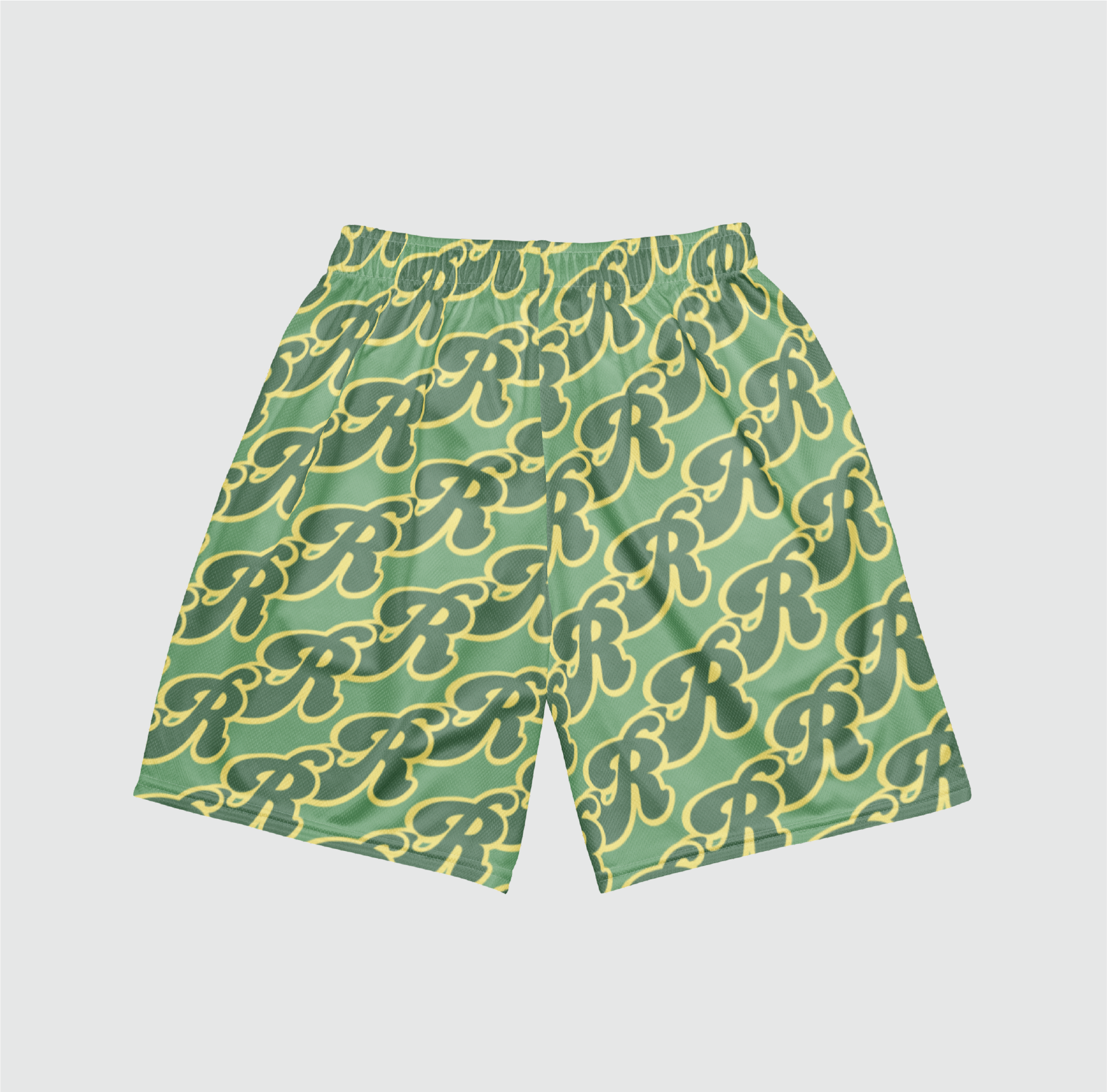 Bubble Letter Mesh Shorts