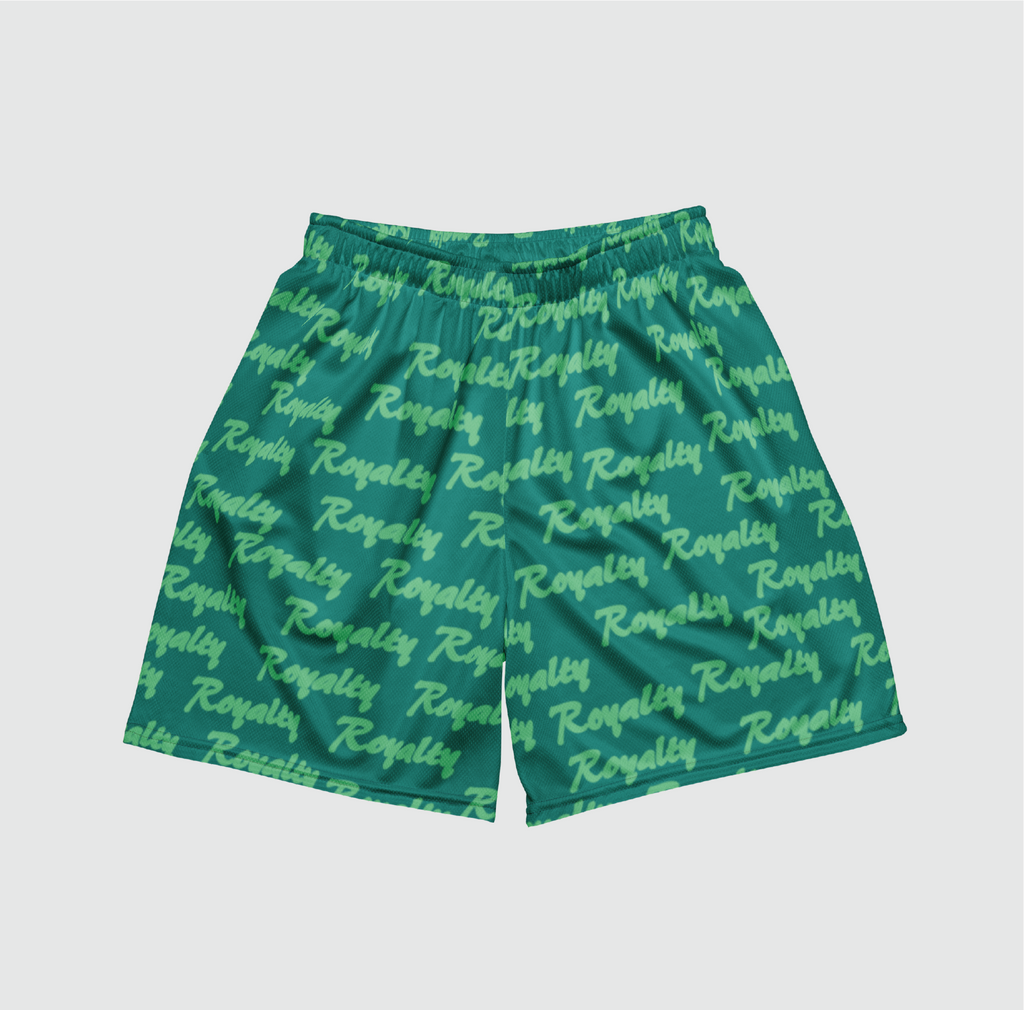 Pattern Mesh Shorts