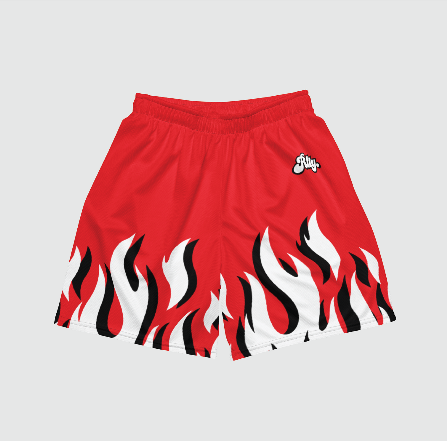 Red Flames Shorts