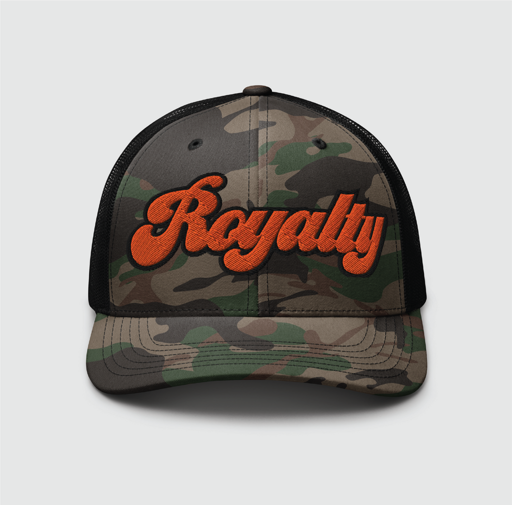 Script Camo Trucker Hat