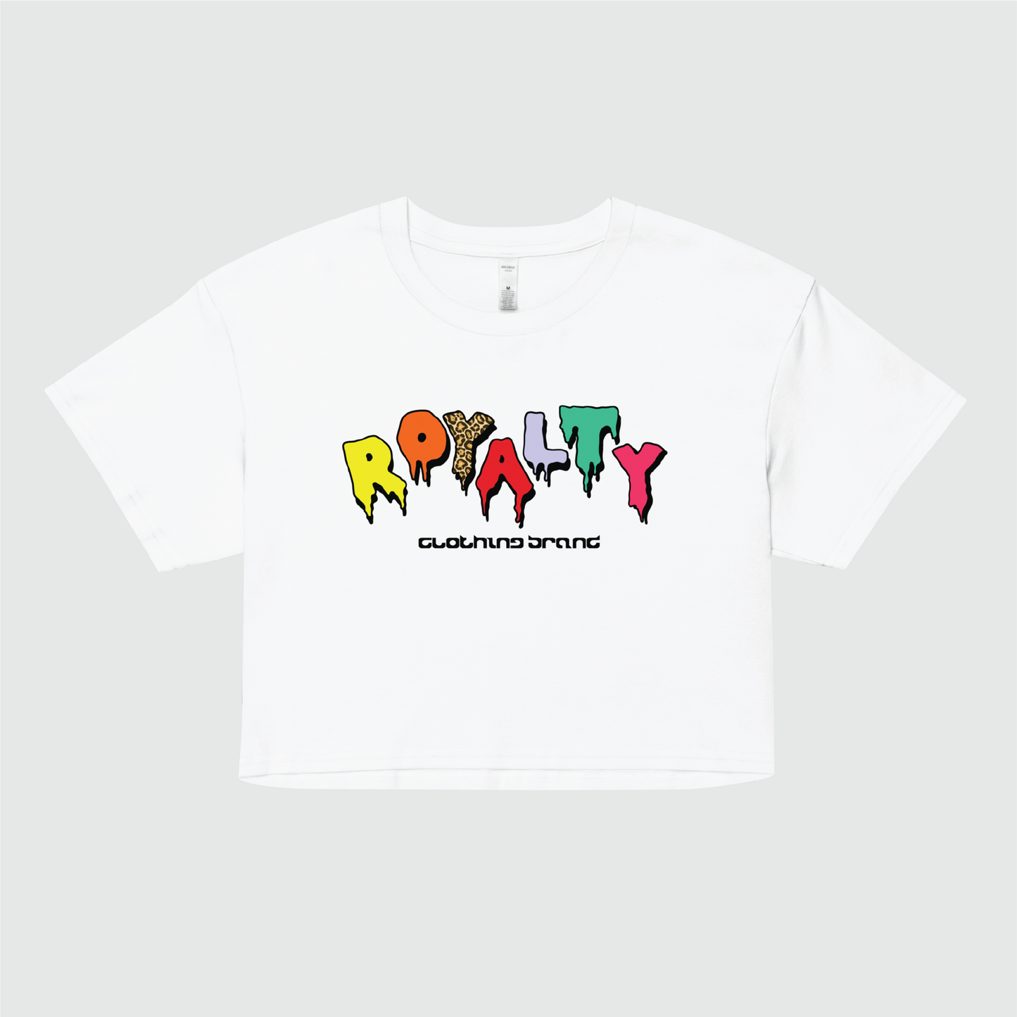 Dripping Colors Crop Tee