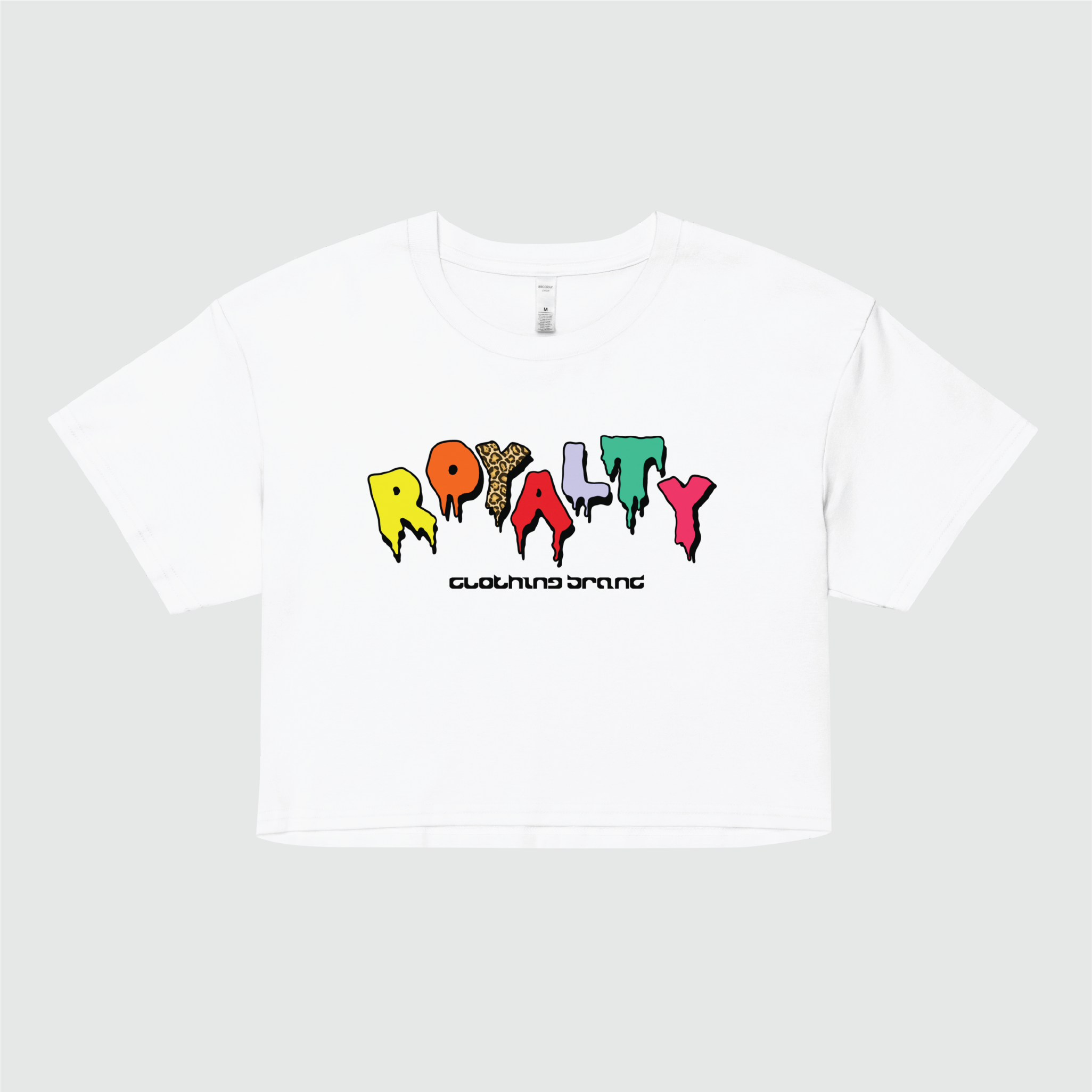 Dripping Colors Crop Tee