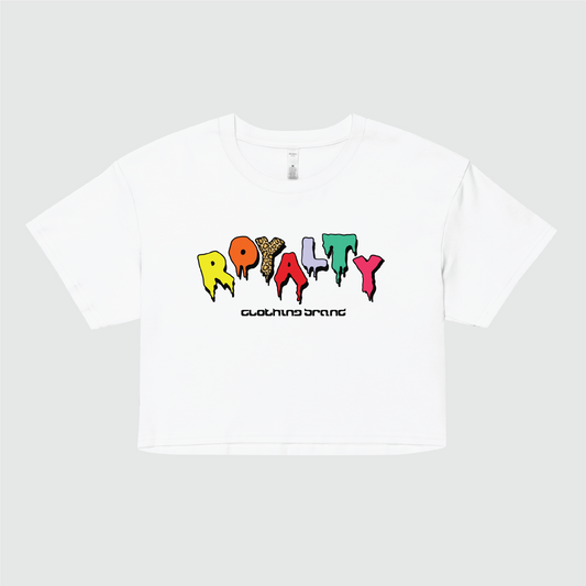 Dripping Colors Crop Tee