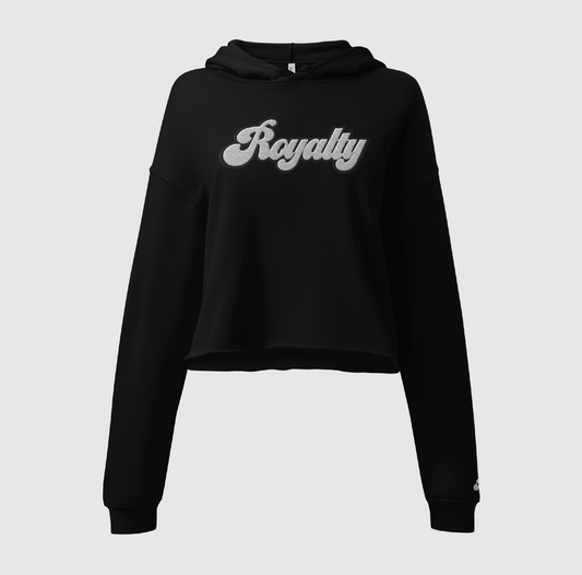 Script Crop Hoodie