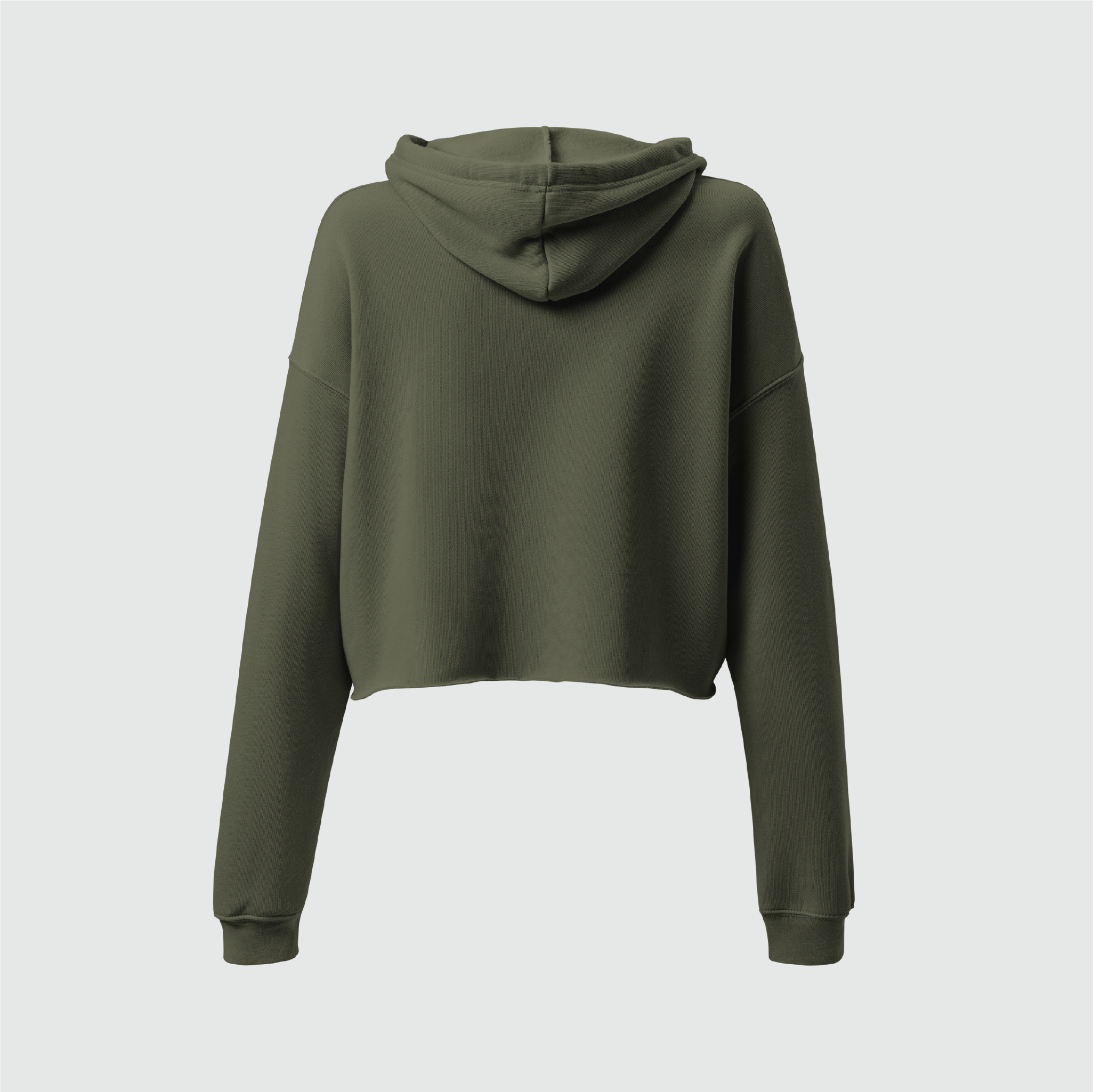 Script Crop Hoodie